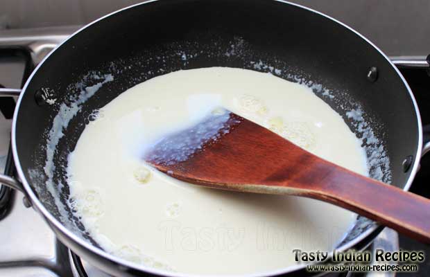 Boiling Milk for making Homemade Paneer