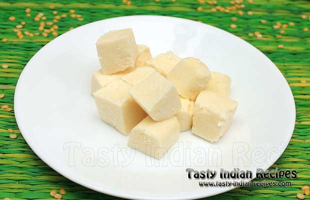 Homemade Paneer For Making Fruit Sandesh