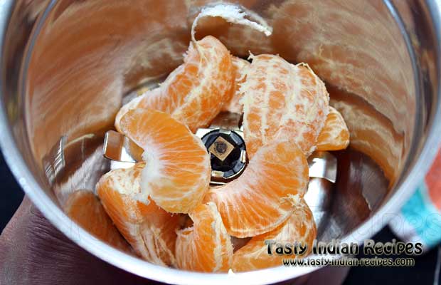 Orange Slices In Blending Jar