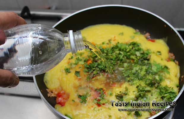 Add some water to get a desired consistency of dal and mix well. Garnish with fresh coriander leaves.