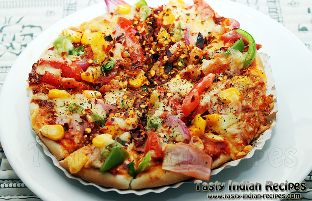 Seks Jeg bærer tøj Decrement Vegetable Pizza Recipe | Fast Pizza Recipe | Indian Pizza