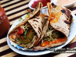 Aloo Tikki Wrap