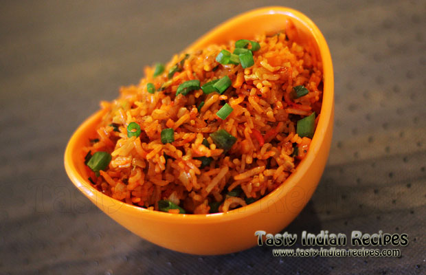 Veg Schezwan Fried Rice Recipe